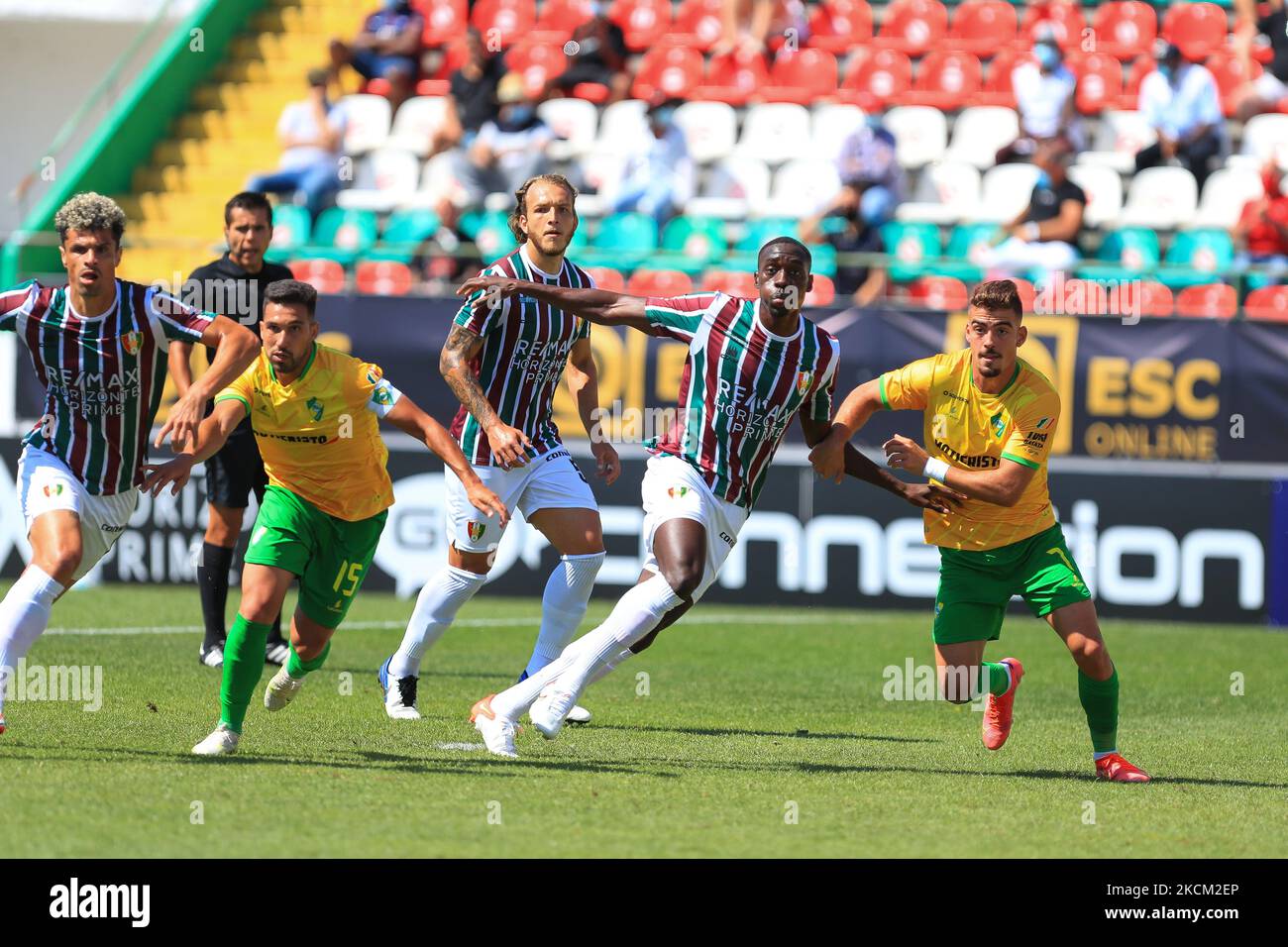 Mamadou Traoré of Estrela Amadora SAD in action during the Liga ...