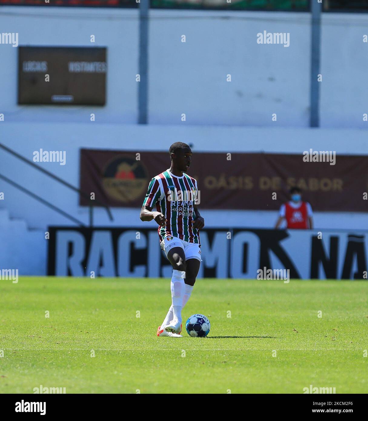 Mamadou Traoré of Estrela Amadora SAD in action during the Liga ...