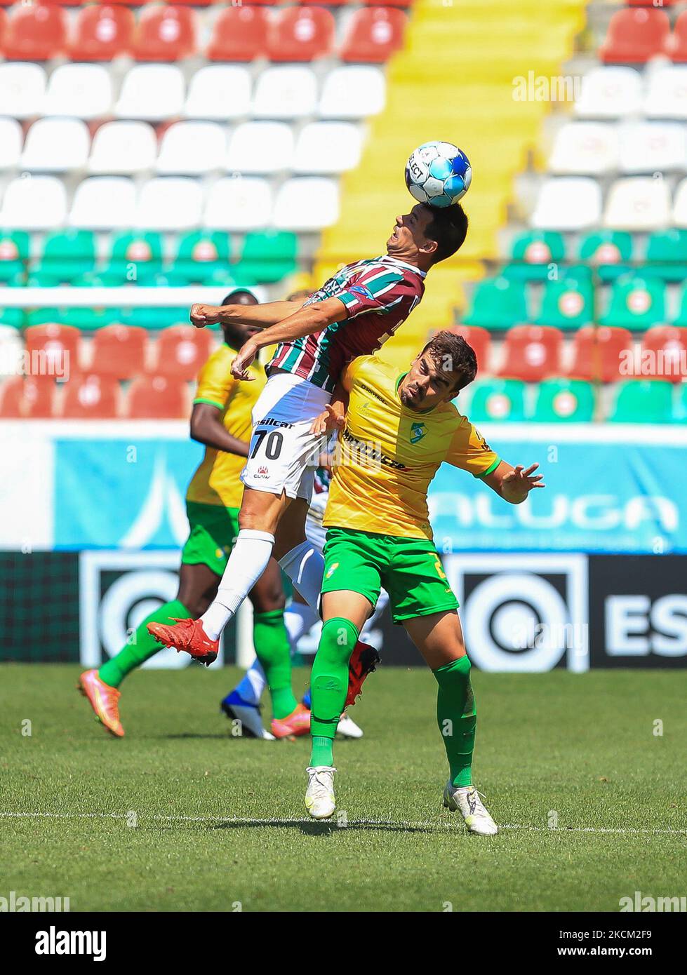 Miguel Rosa of Estrela Amadora SAD in action during the Liga Portugal 2 ...