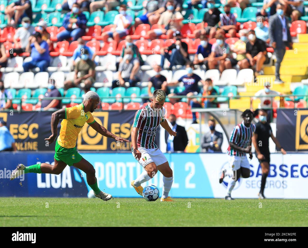 Xavi Fernandes of Estrela Amadora SAD in action during the Liga ...