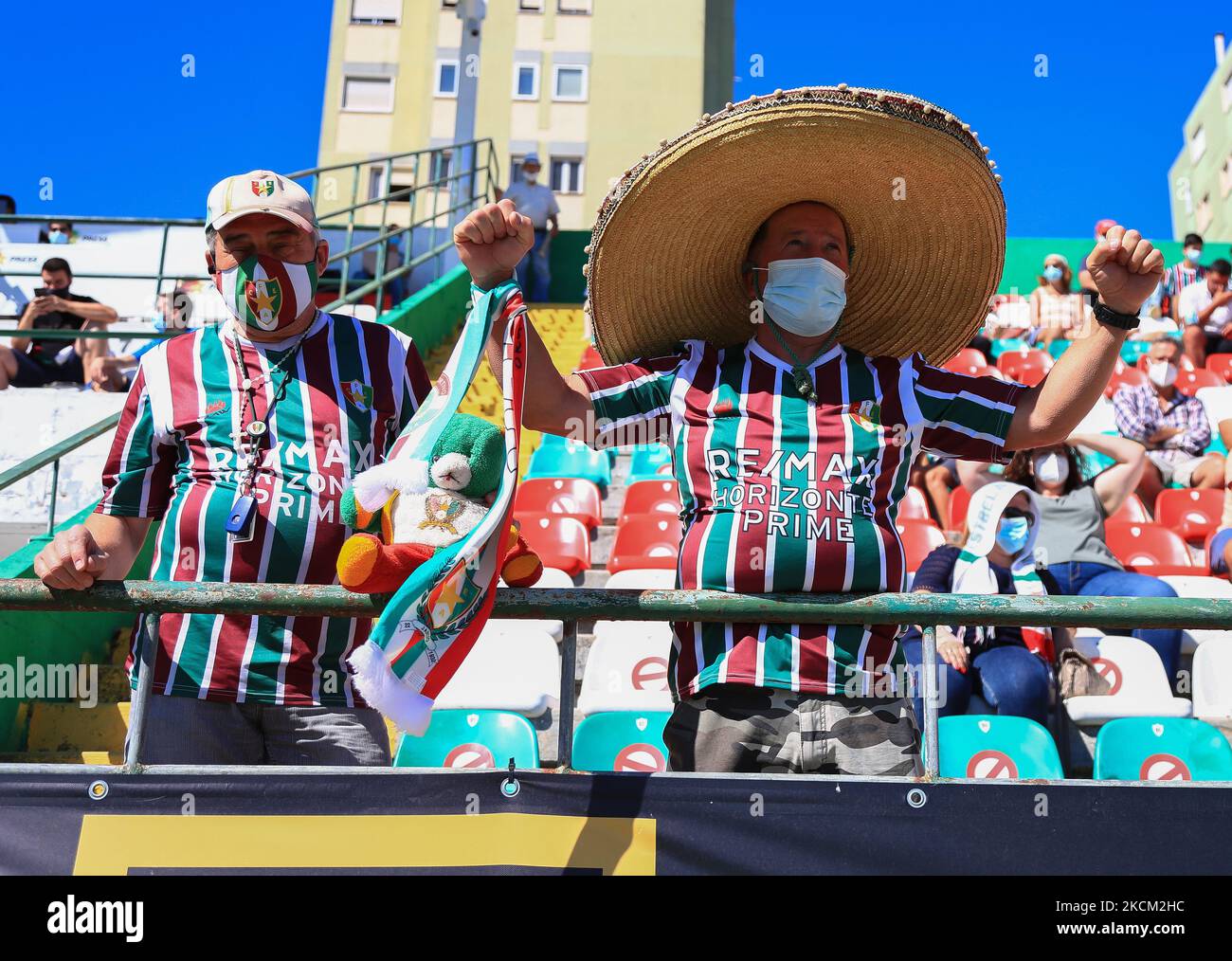 Estrela Amadora SAD Supporters during the Liga Portugal 2 match between ...