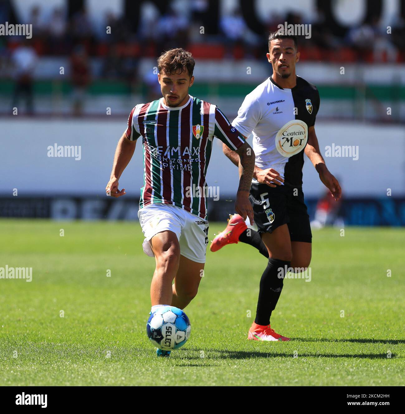Diogo Pinto of Estrela Amadora SAD in action during the Liga Portugal 2 ...