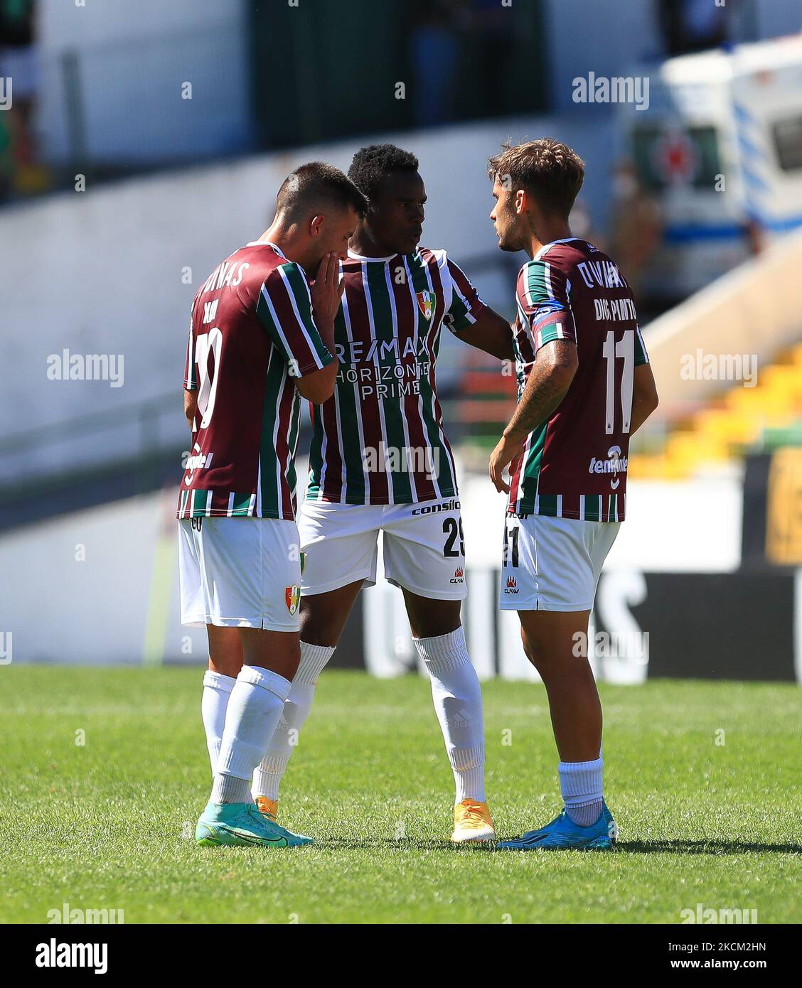 Edrisa Lubega of Estrela Amadora SAD during the Liga Portugal 2 match ...