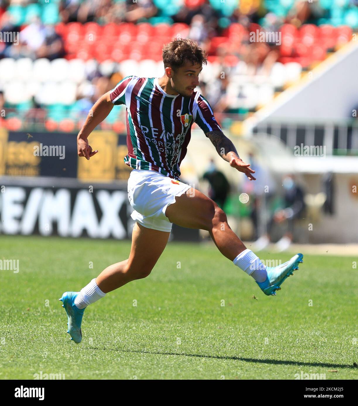 Diogo Pinto of Estrela Amadora SAD in action during the Liga Portugal 2 ...