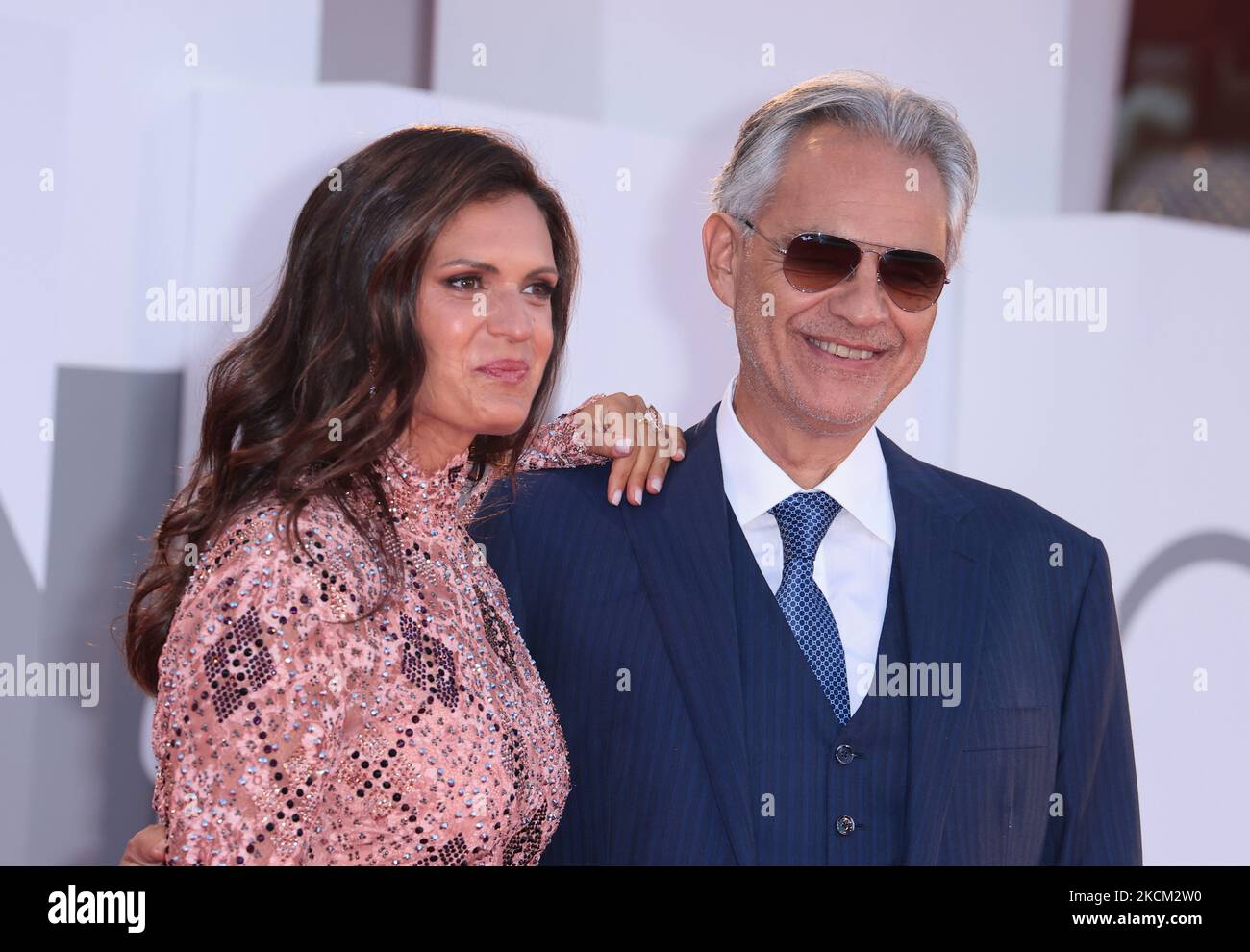 Andrea bocelli and veronica bocelli hi-res stock photography and