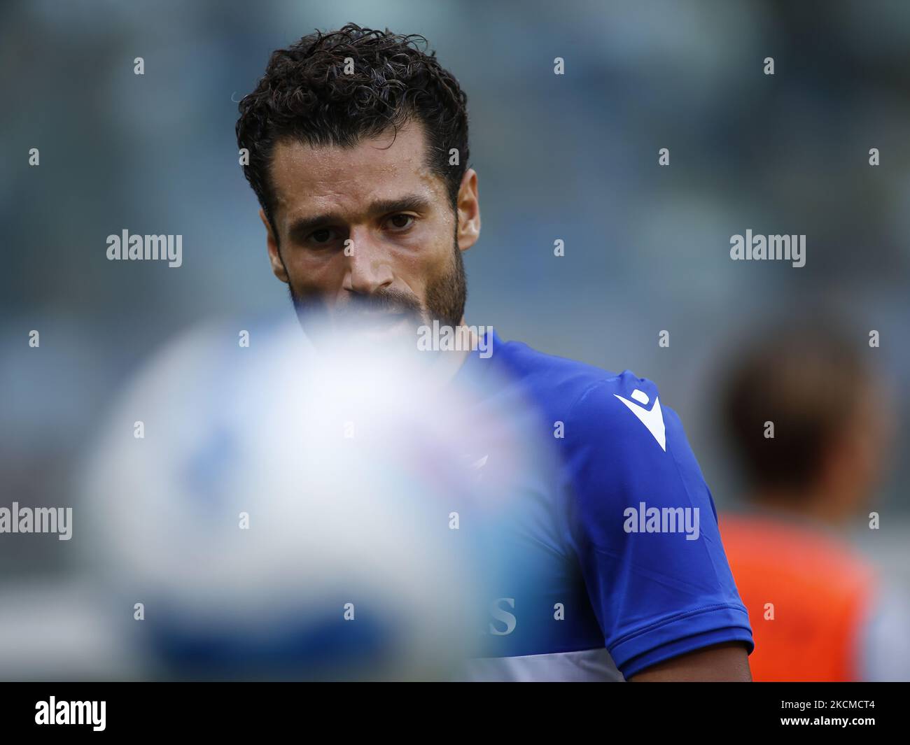 Antonio Candreva during Serie A match between Sampdoria v Inter in Genova, on September 12, 2021 (Photo by Loris Roselli/NurPhoto) Stock Photo