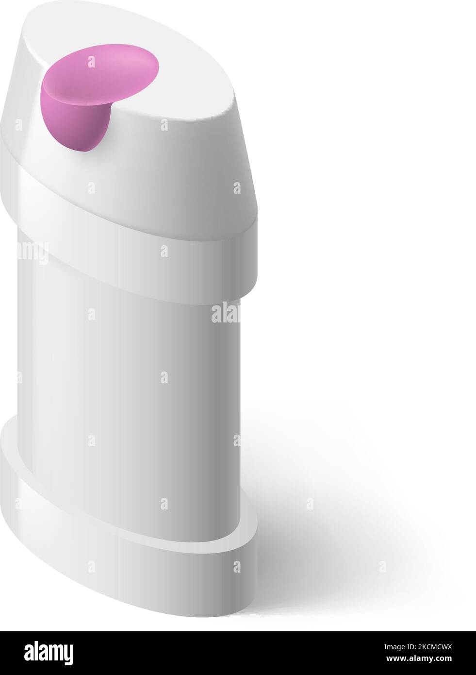 Shampoo Icon in Isometric Style on White Stock Vector
