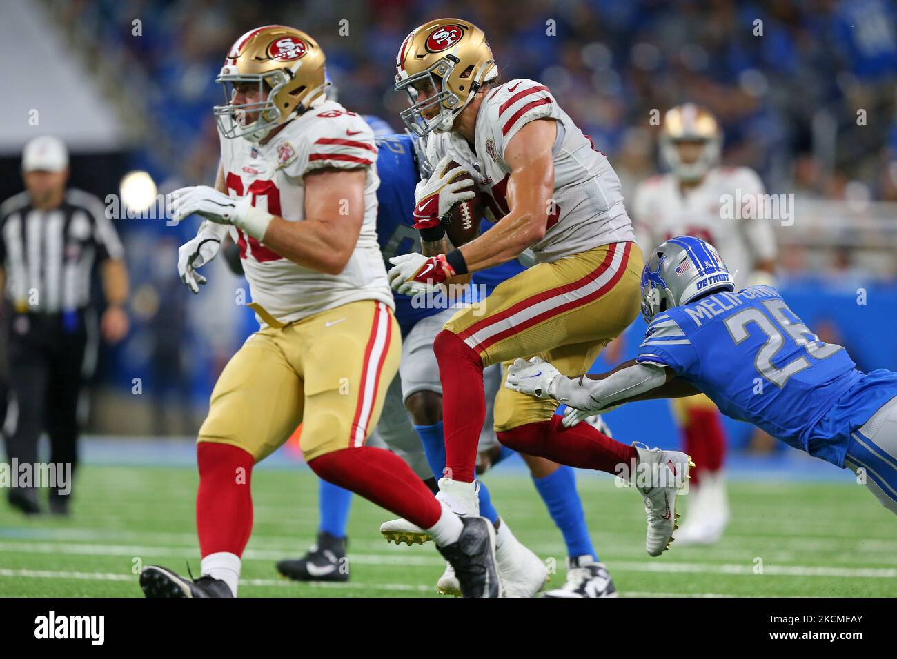 George kittle 49ers 2021 hi-res stock photography and images - Alamy