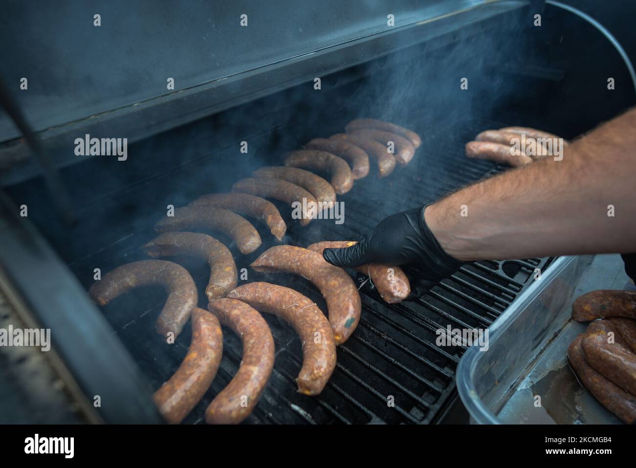 Pit Masters, Russell Bird and Ron Yoneda from 'You Need a BBQ' grill