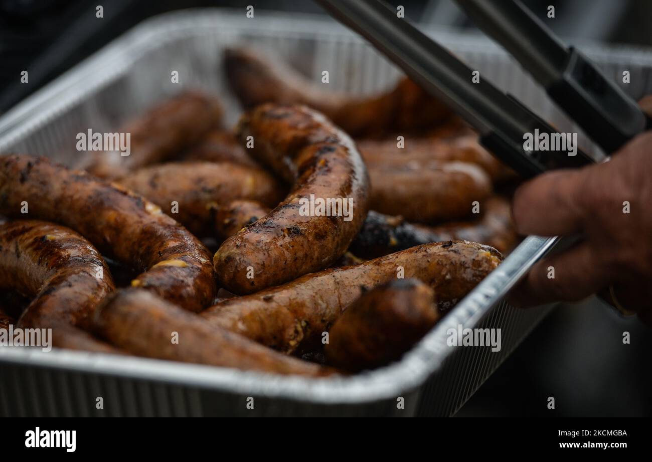 Pit Masters, Russell Bird and Ron Yoneda from 'You Need a BBQ' grill