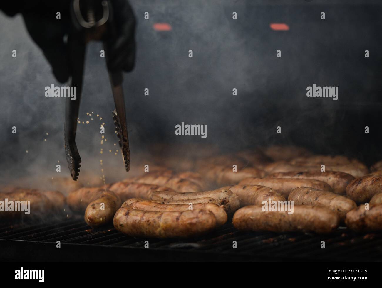 Pit Masters, Russell Bird and Ron Yoneda from 'You Need a BBQ' grill