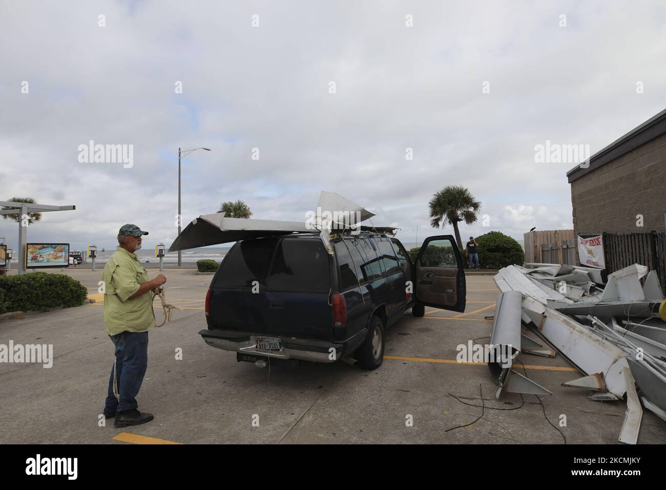The Sonic on Seawall Blvd. sustained major damage at approximately 5am Tuesday morning when the