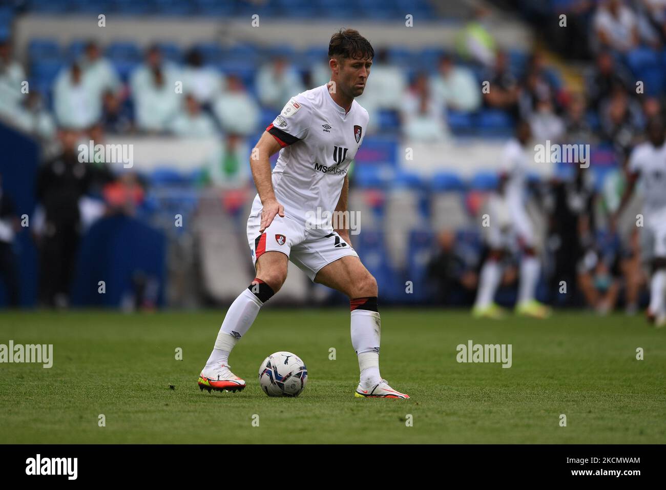 Gary Cahill during the Sky Bet Championship match between Cardiff City and AFC Bournemouth at Cardiff City Stadium on September 18, 2021 in Cardiff, Wales. (Photo by MI News/NurPhoto) Stock Photo