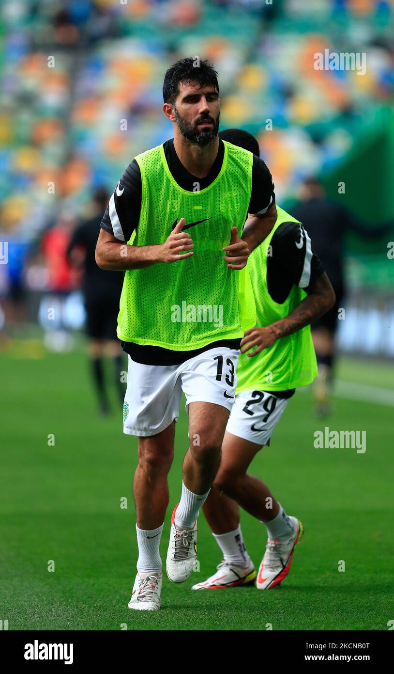 Luis Neto of Sporting CP during the Liga Portugal Bwin match between Sporting CP and CS Maritimo at Estadio Jose Alvalade on September 24, 2021 in Lisbon, Portugal. (Photo by Paulo Nascimento/NurPhoto) Stock Photo