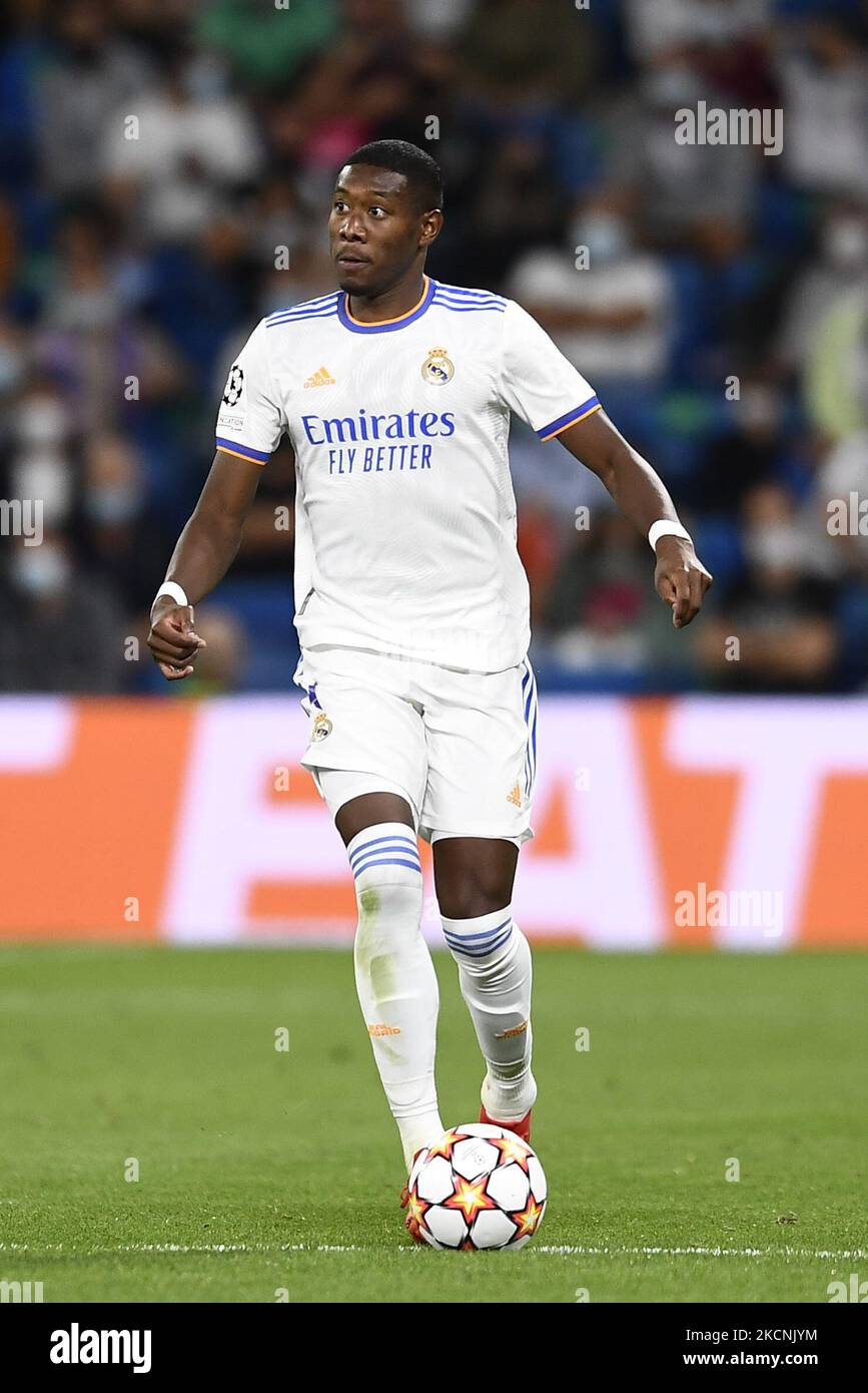David Alaba of Real Madrid in action during the UEFA Champions League ...