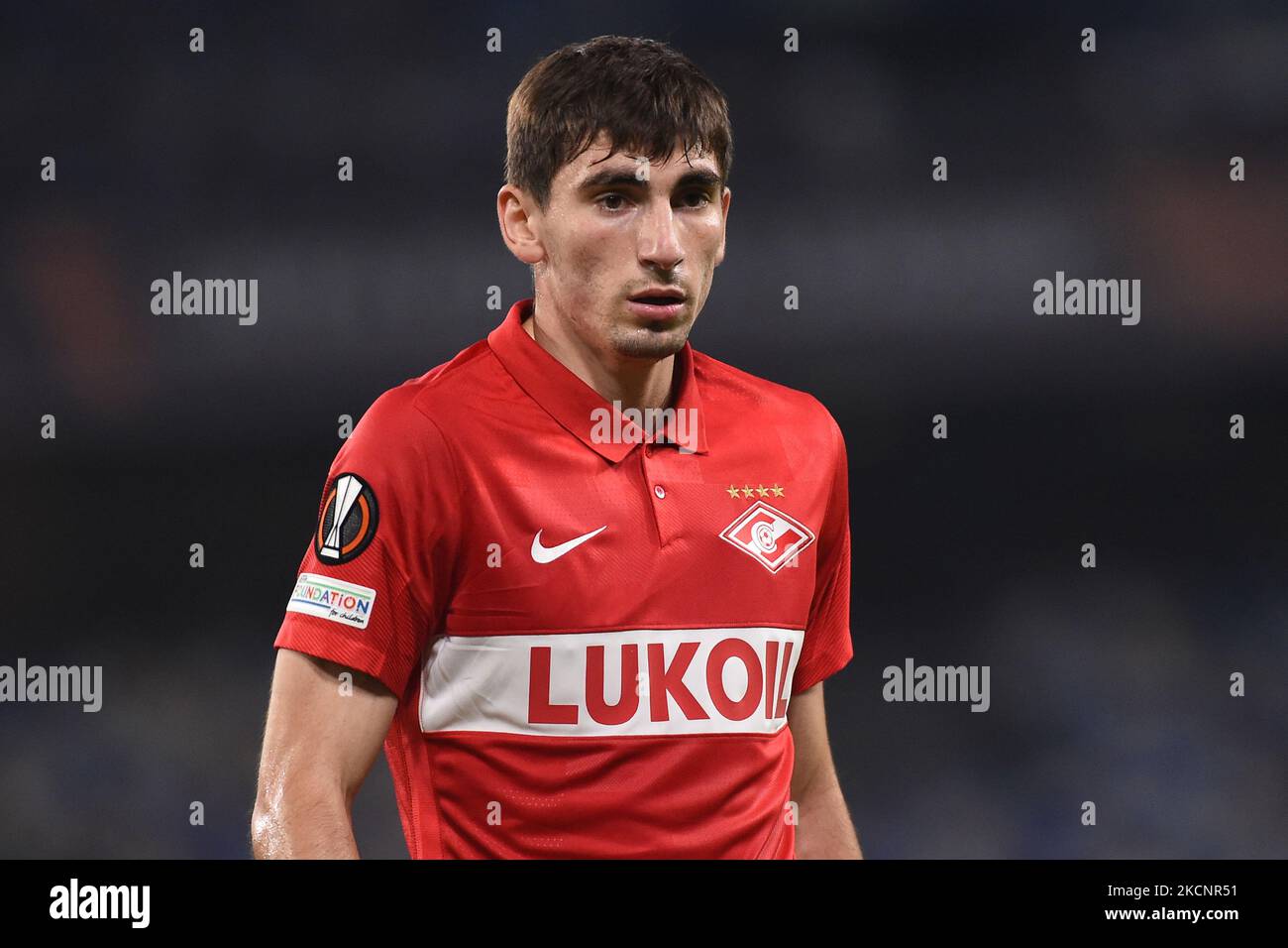 Zelimkhan Bakaev of FC Spartak Moscow in Action Editorial Image