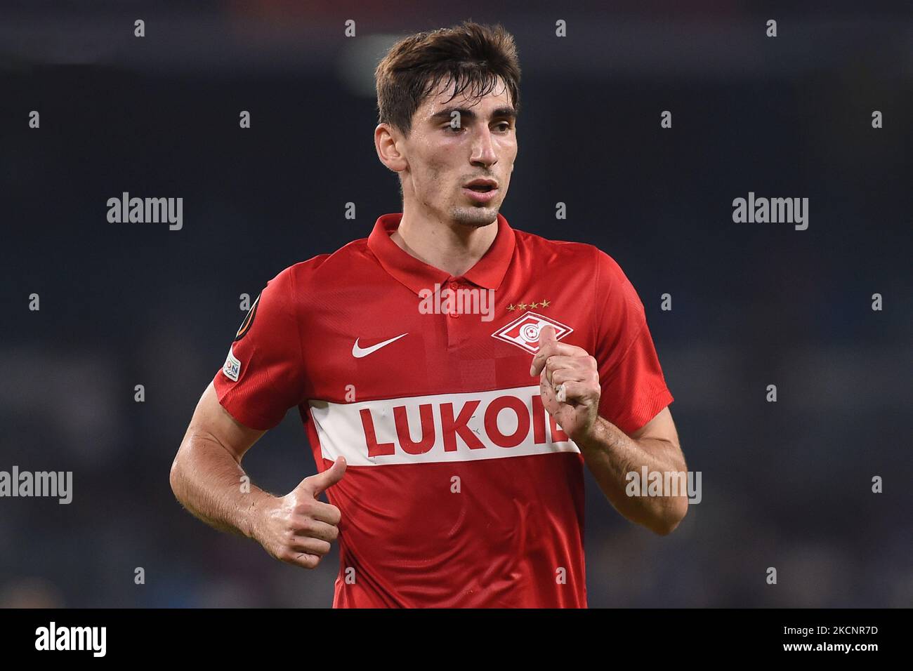 Zelimkhan Bakaev of FC Spartak Moscow in Action Editorial Image