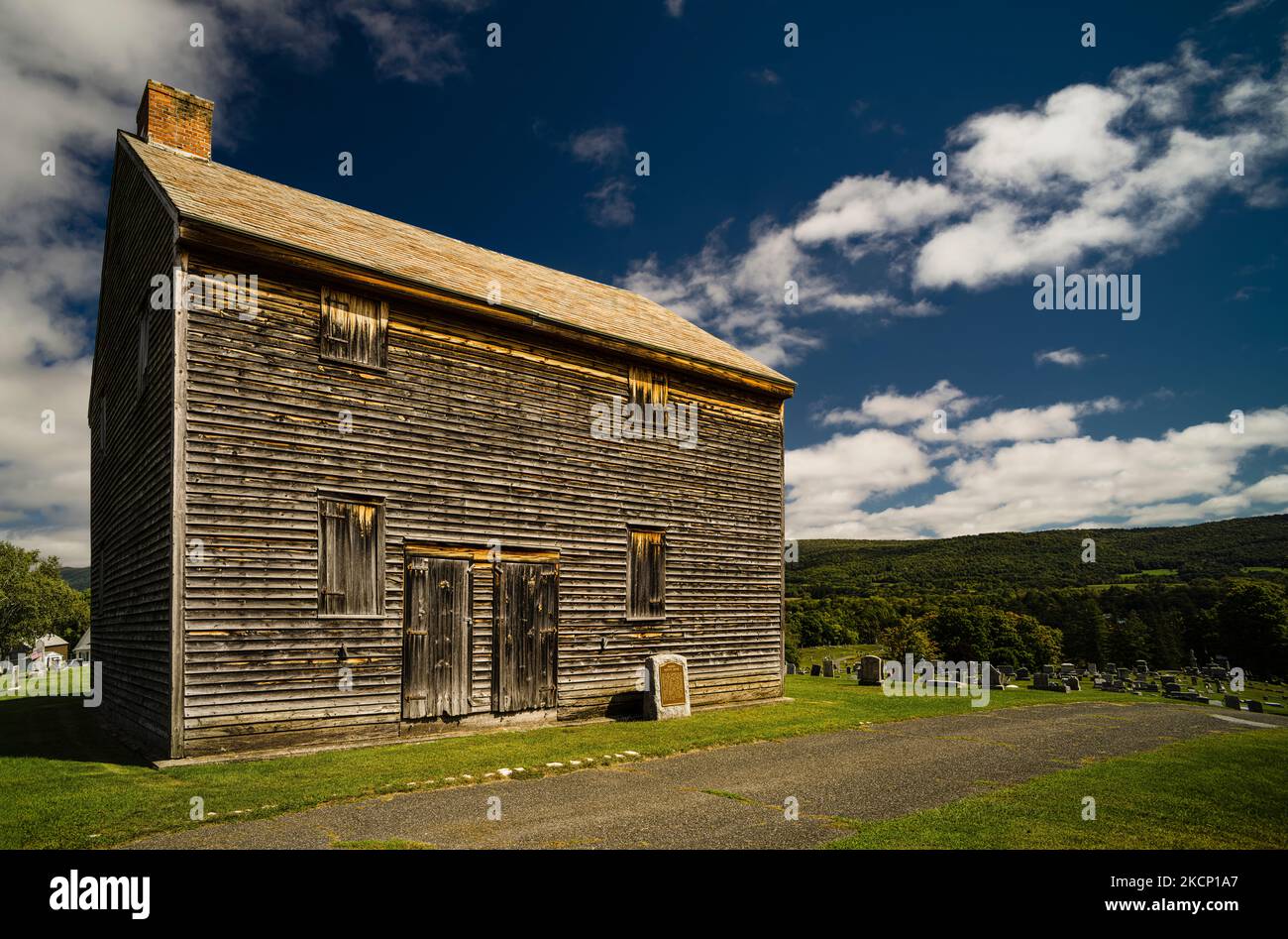 Quaker Meetinghouse  Adams, Massachusetts, USA Stock Photo