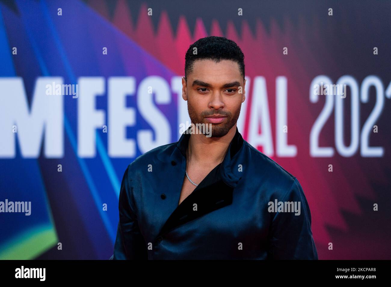 Rege-Jean Page attends the UK Premiere of 'Last Night In Soho' during the 65th London Film Festival at The Royal Festival Hall, in London, Britain, 9 October 2021. (Photo by Maciek Musialek/NurPhoto) Stock Photo