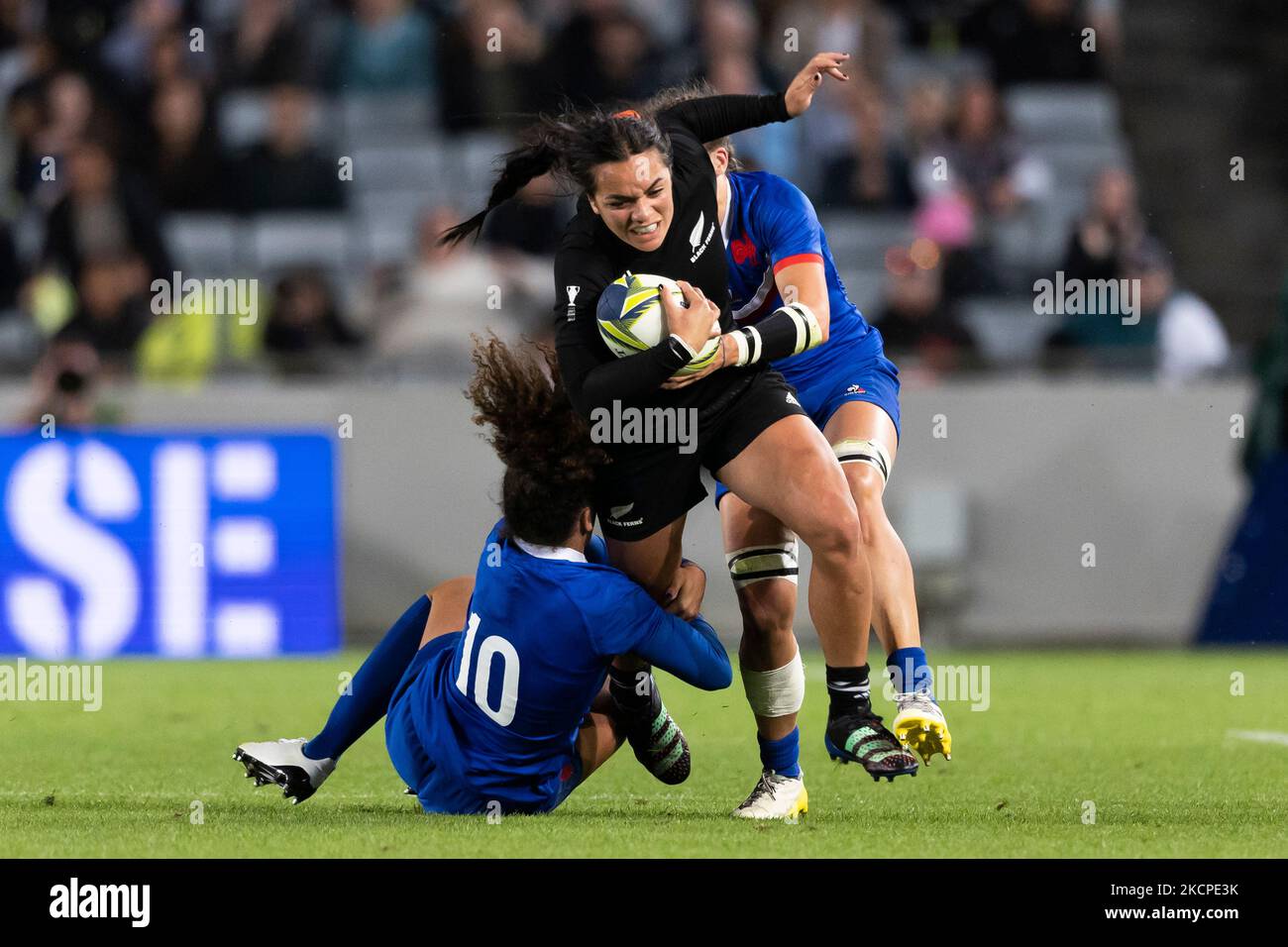 New Zealand's Stacey Fluhler during the Women's Rugby World Cup semi-final match at Eden Park, Auckland. Picture date: Saturday November 5, 2022. Stock Photo