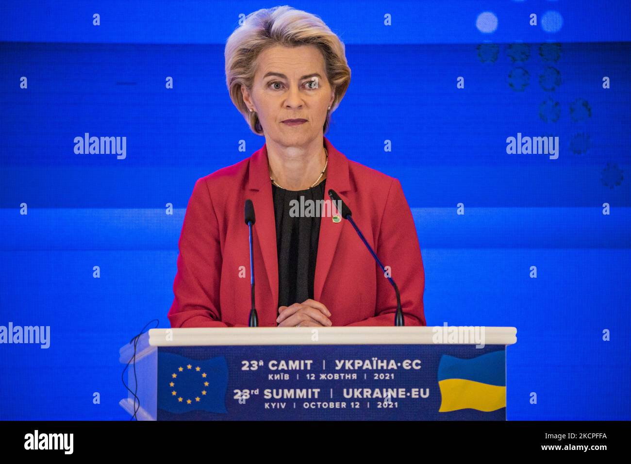 Ursula Von Der Leyen, President Of The European Commission, Attends The ...