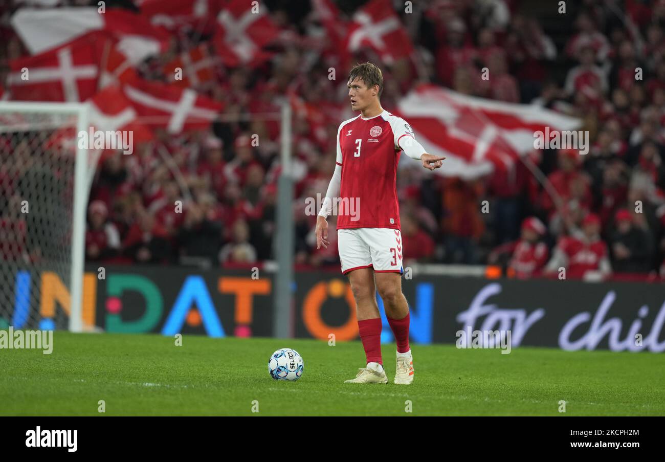 Vestergaard Jannik Vestergaard of Denmark during Denmark against Austria, World Cup ...