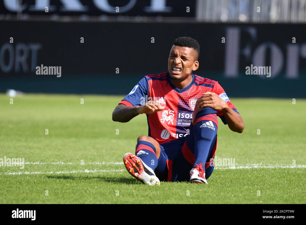 Henrique Dalbert Cagliari Portrait Italian Soccer Serie Match