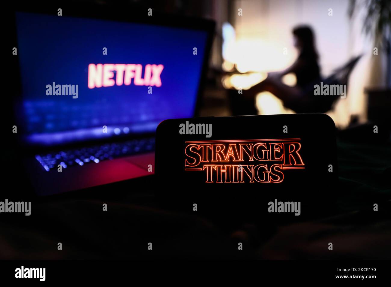 Netflix logo laptop Cut Out Stock Images & Pictures - Alamy