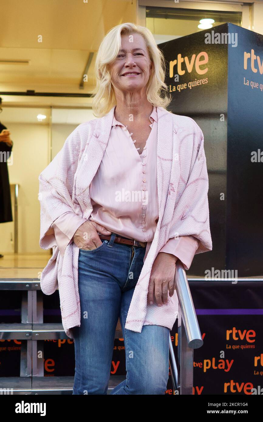 Actress Ana Duato during 'La Gran Consulta' RTVE photocall on October 18, 2021 in Madrid, Spain. (Photo by Oscar Gonzalez/NurPhoto) Stock Photo