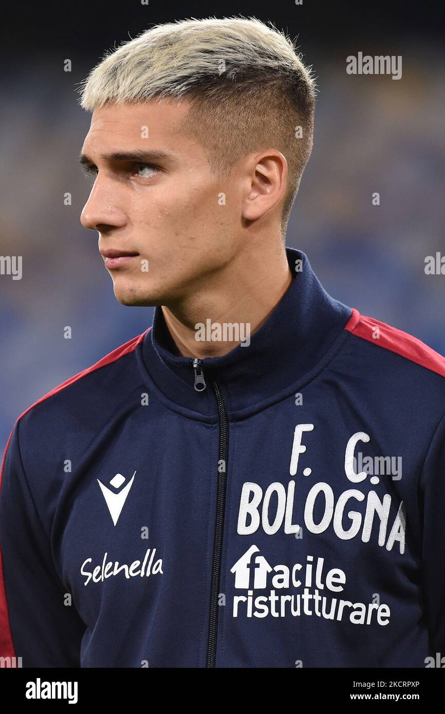 Nicolas Dominguez of Bologna FC during the Serie A match between SSC Napoli and Bologna FC at