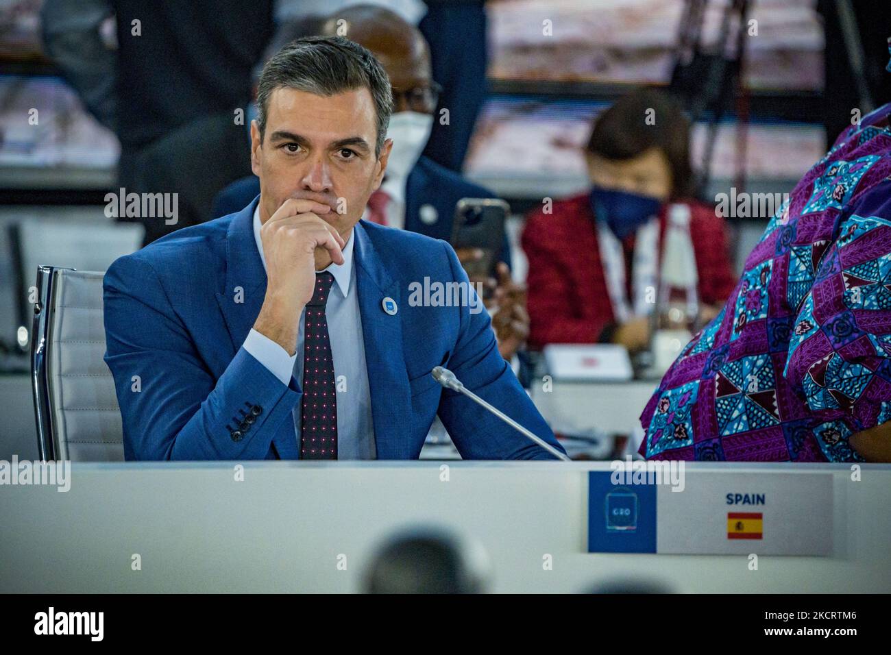 Pedro Sanchez, President of Spain, in the G20 Summit of Heads of State