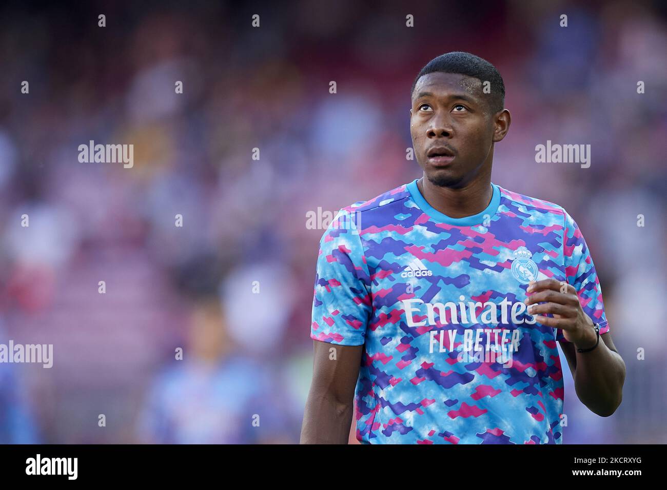David Alaba of Real Madrid during the La Liga Santander match between ...