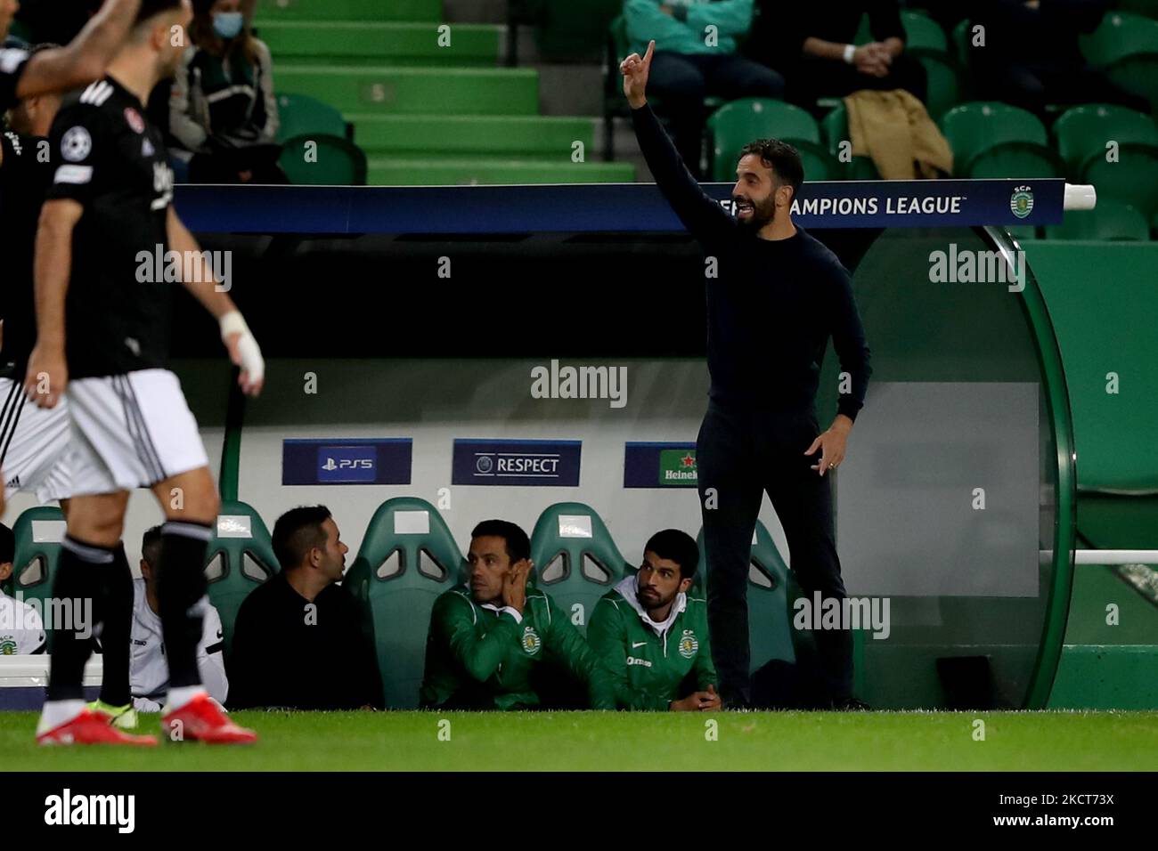 Head coach Senol Gunes of Besiktas J.K. watches his players competing  against FC Schalke 04 in a friendly soccer match in Zhuhai city, south  China's G Stock Photo - Alamy