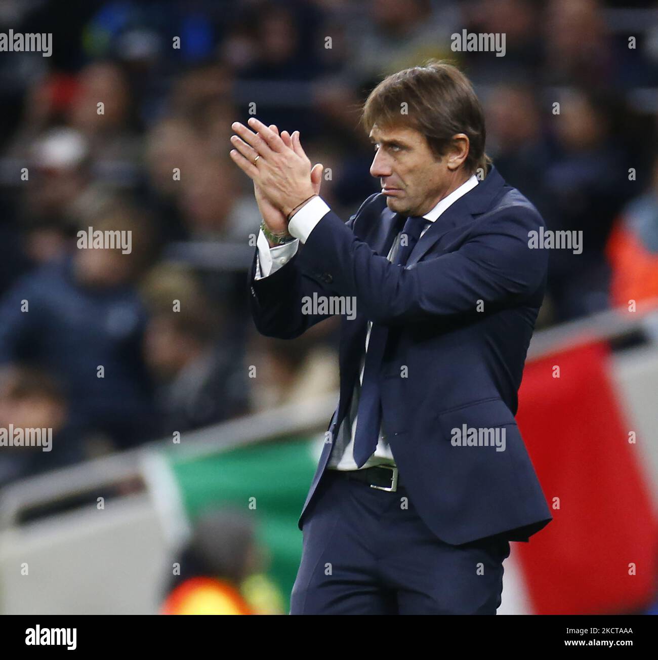 Tottenham Hotspur manager Antonio Conte during Europa Conference League ...