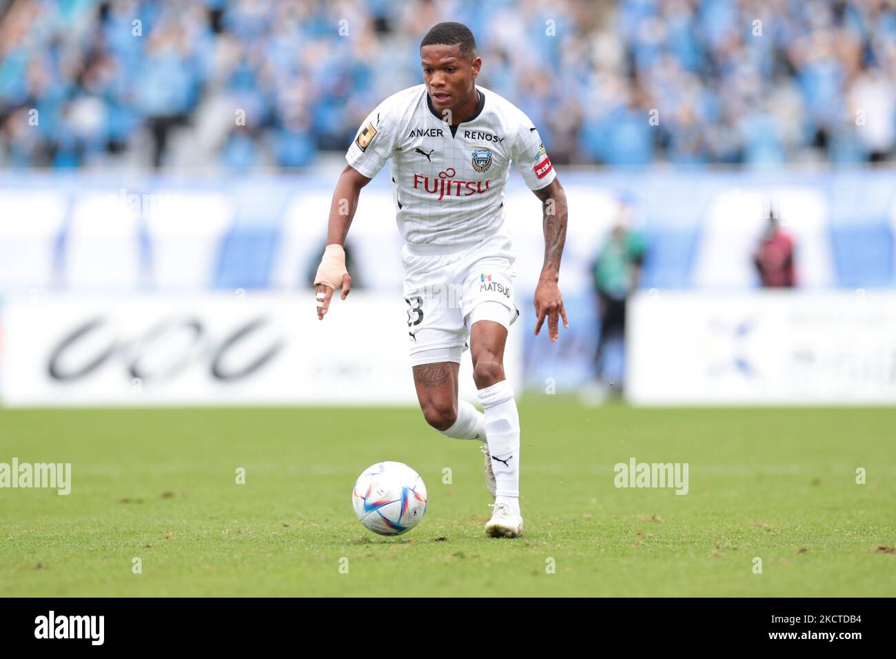 Shinichi Muto of JEF United Ichihara in action during the J
