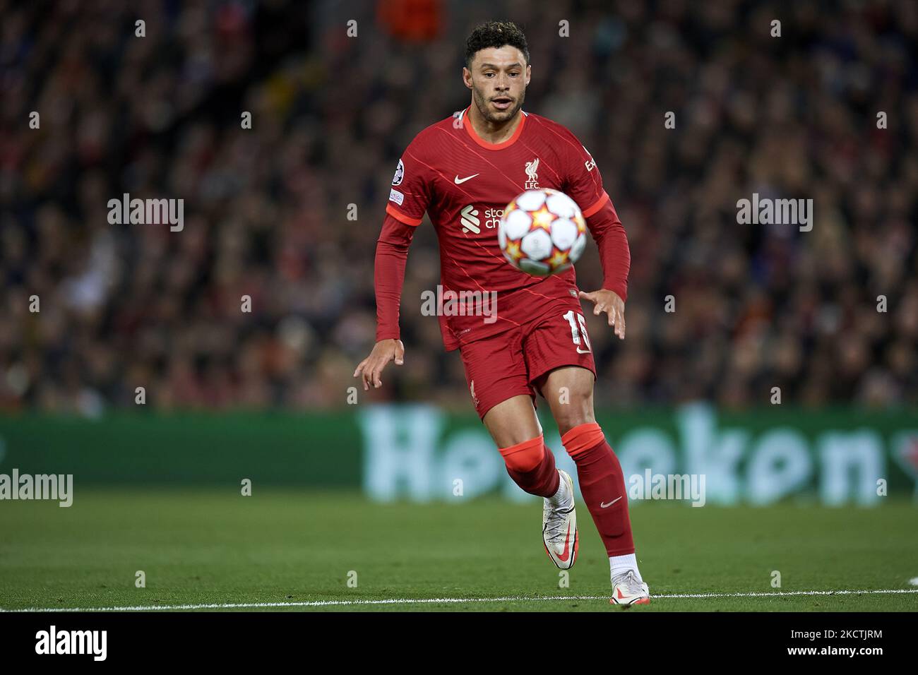 Alex Oxlade-Chamberlain of Liverpool during the UEFA Champions League