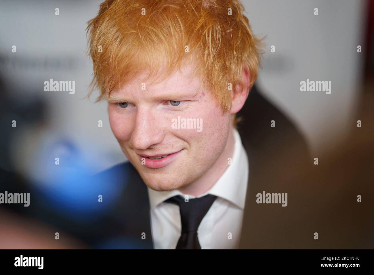 Edward Christopher Sheeran attends the 20th edition of the GQ Men of