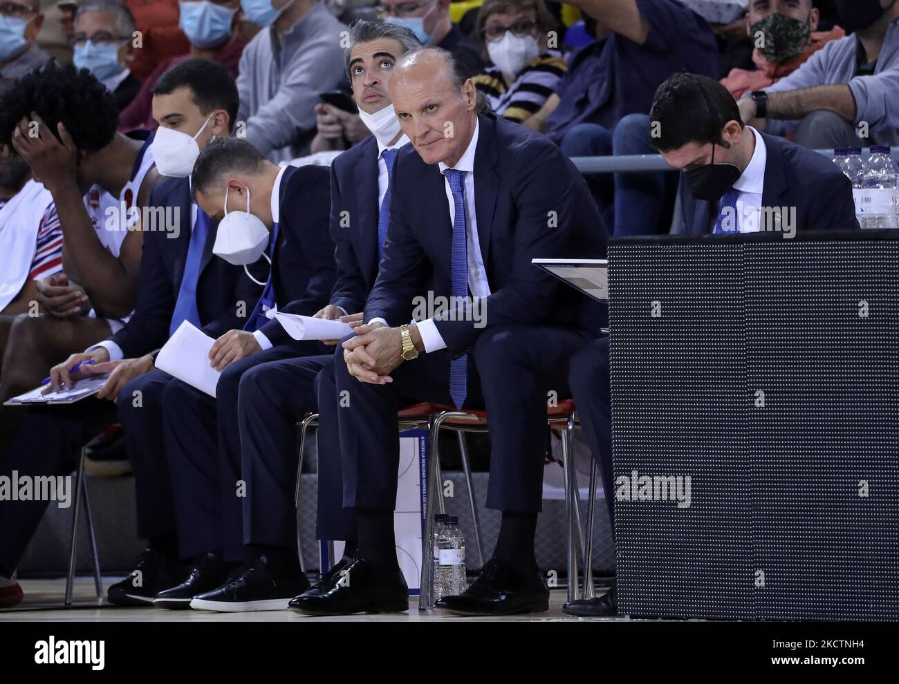 Dusko Ivanovic during the match between FC Barcelona and Baskonia ...