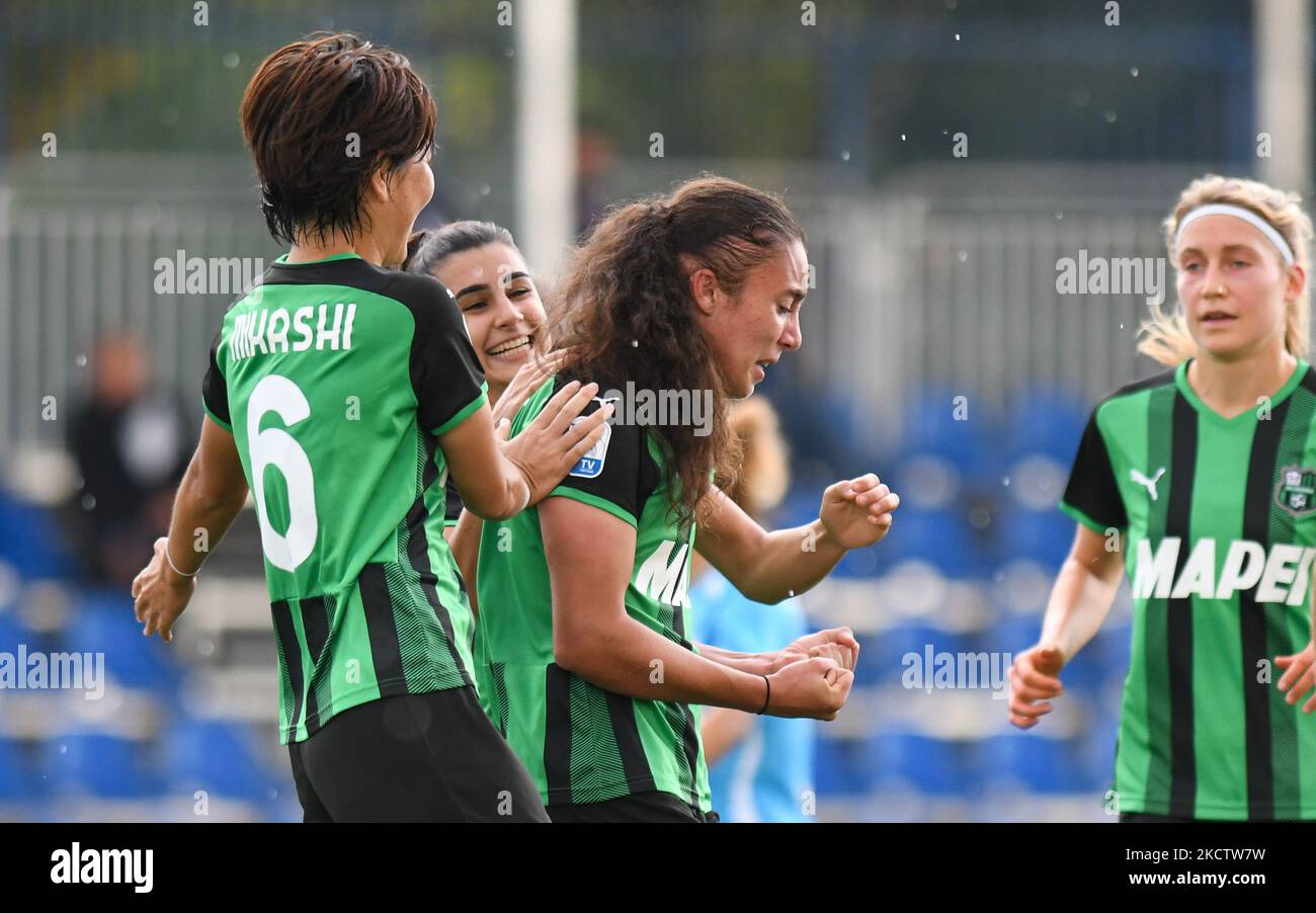 Halay Bugeja (7) US Sassuolo Calcio Femminile during the Italian Football Championship League A Women 2021/2022 match between Napoli Femminile vs US Sassuolo Calcio Femminile at the Stadium Giuseppe Piccolo (Photo by Andrea D'amico/LiveMedia/NurPhoto) Stock Photo