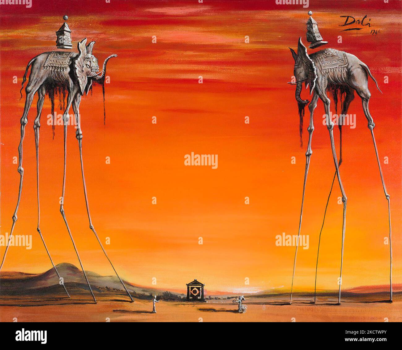 Salvador Dali Les Elephants