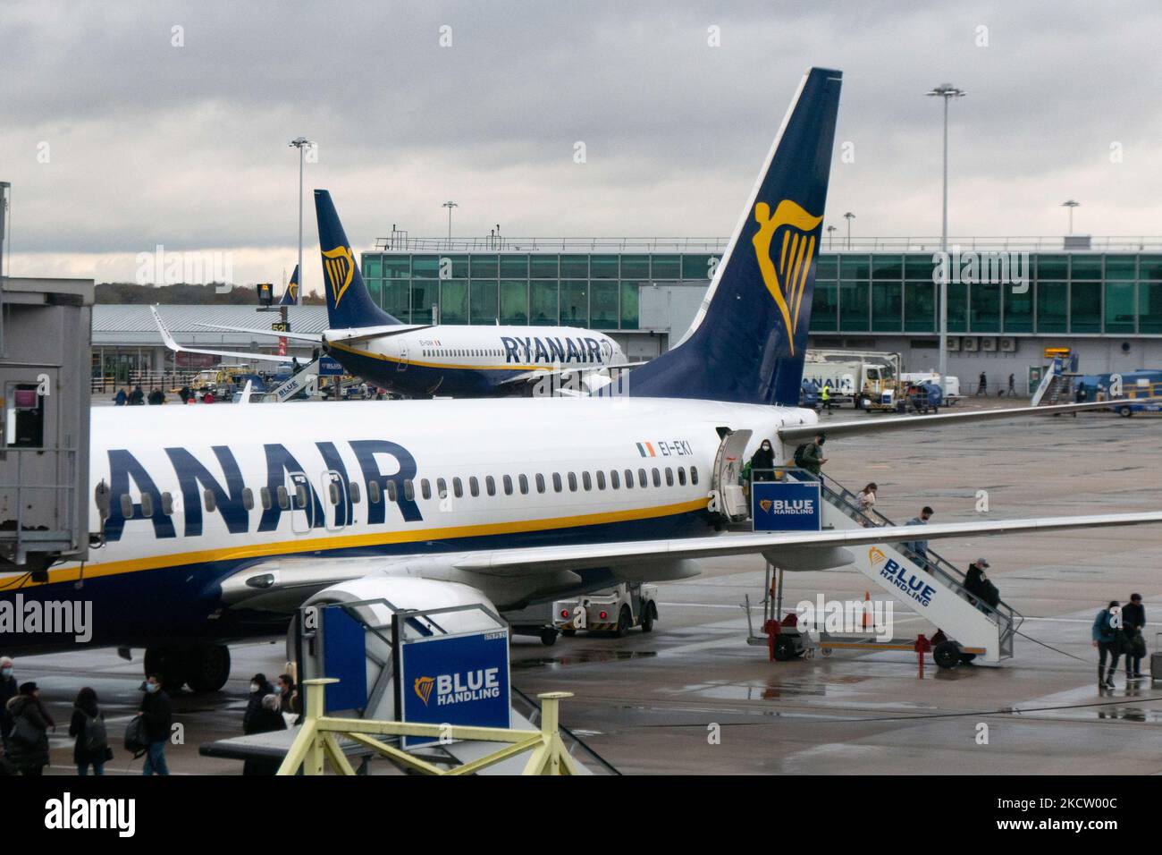 Boeing 737800 passenger aircraft of the lowcost carrier Ryanair FR as