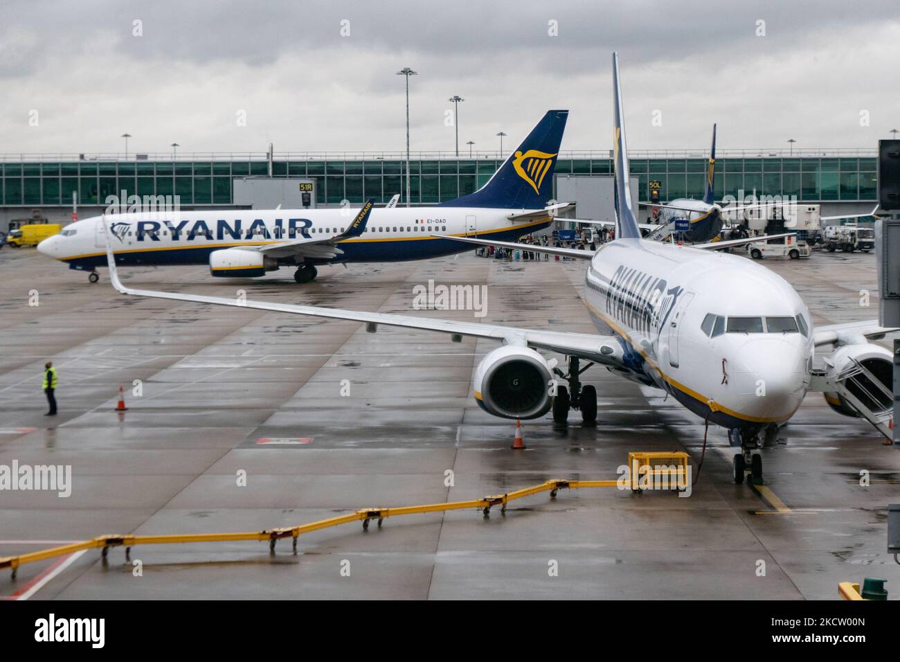 Boeing 737800 passenger aircraft of the lowcost carrier Ryanair FR as