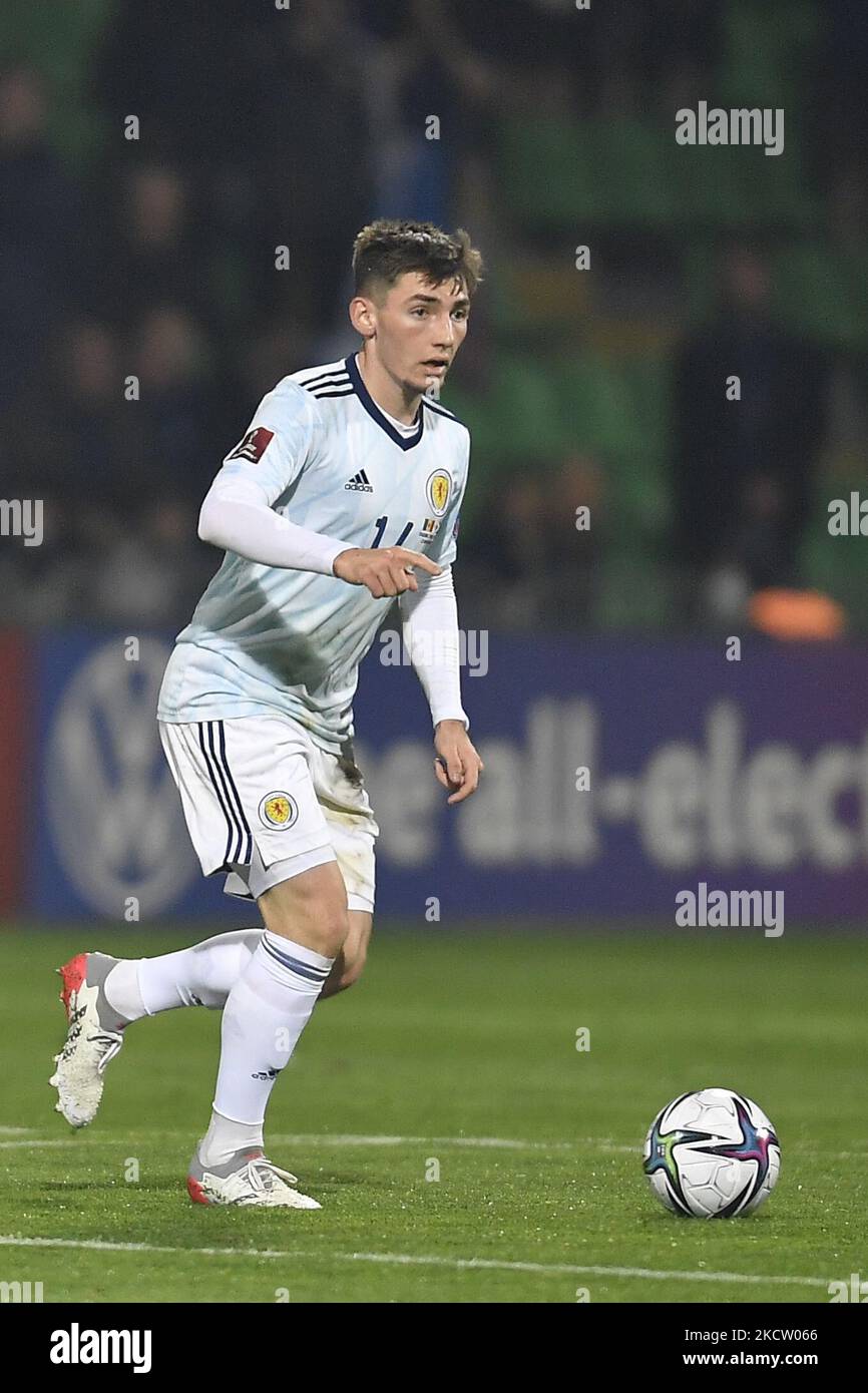 Billy Gilmour In Action During The Fifa World Cup 2022 Qualifying Round billy-gilmour-in-action-during-the-fifa-world-cup-2022-qualifying-round