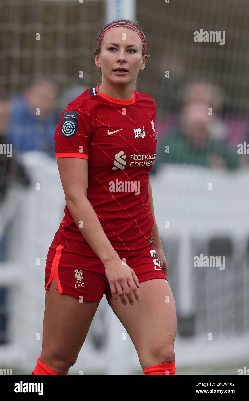 Leighanne Robe of Liverpool during the FA Women's Championship match ...