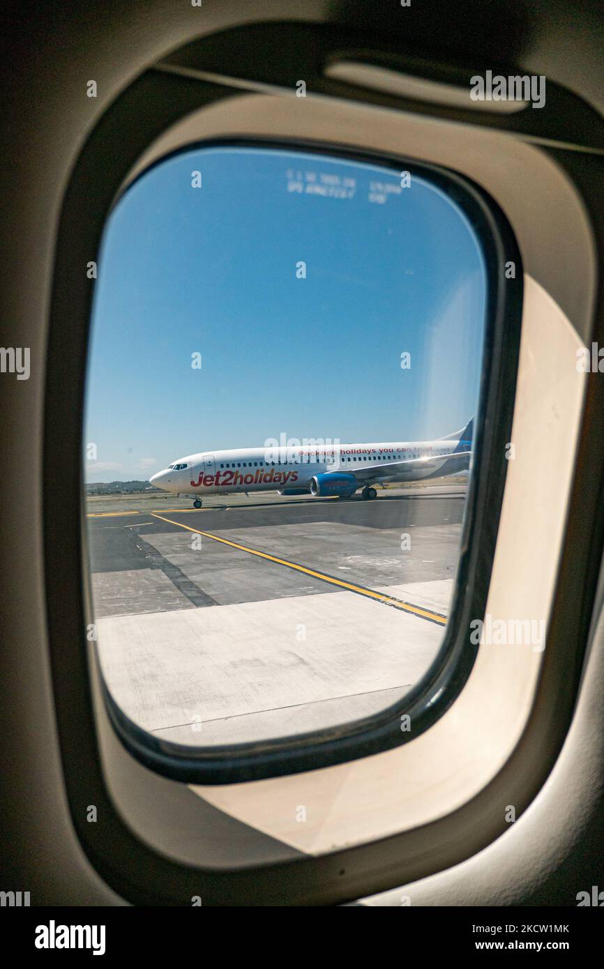 Jet2 Boeing 737 800 Aircraft As Seen Taxiing In Thessaloniki 