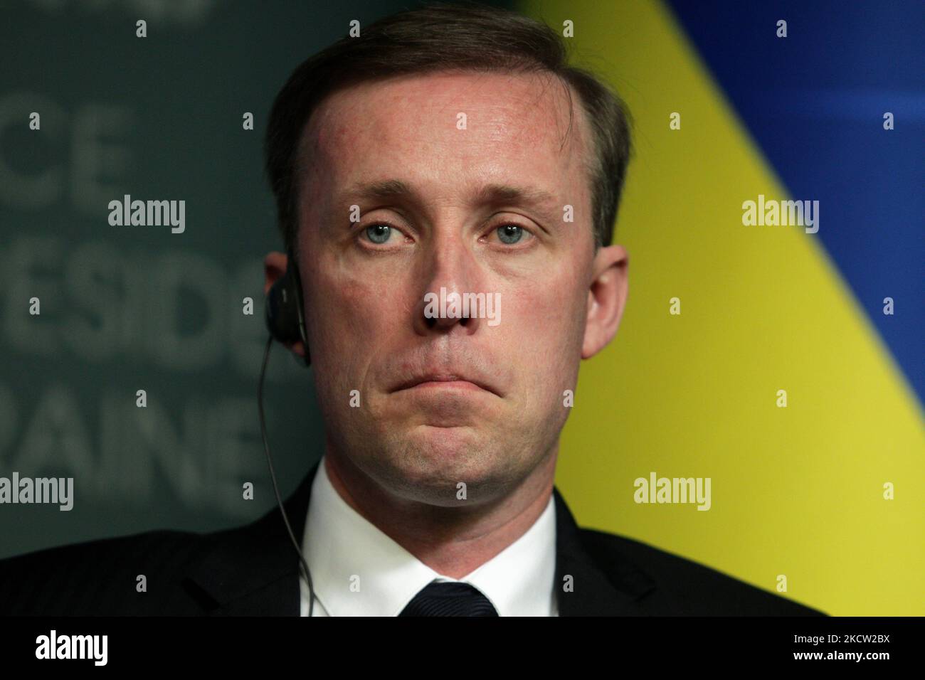 Non Exclusive: KYIV, UKRAINE - NOVEMBER 4, 2022 - National Security Advisor to the President of the United States Jake Sullivan attends a joint briefi Stock Photo