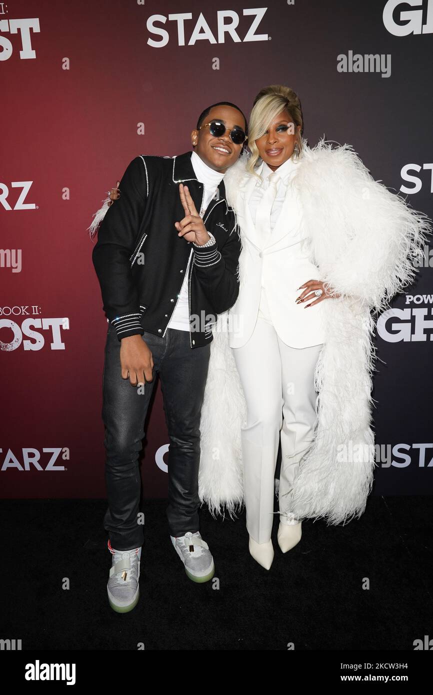 Mary J. Blige attend the "Power Book II: Ghost" Season 2 premiere in