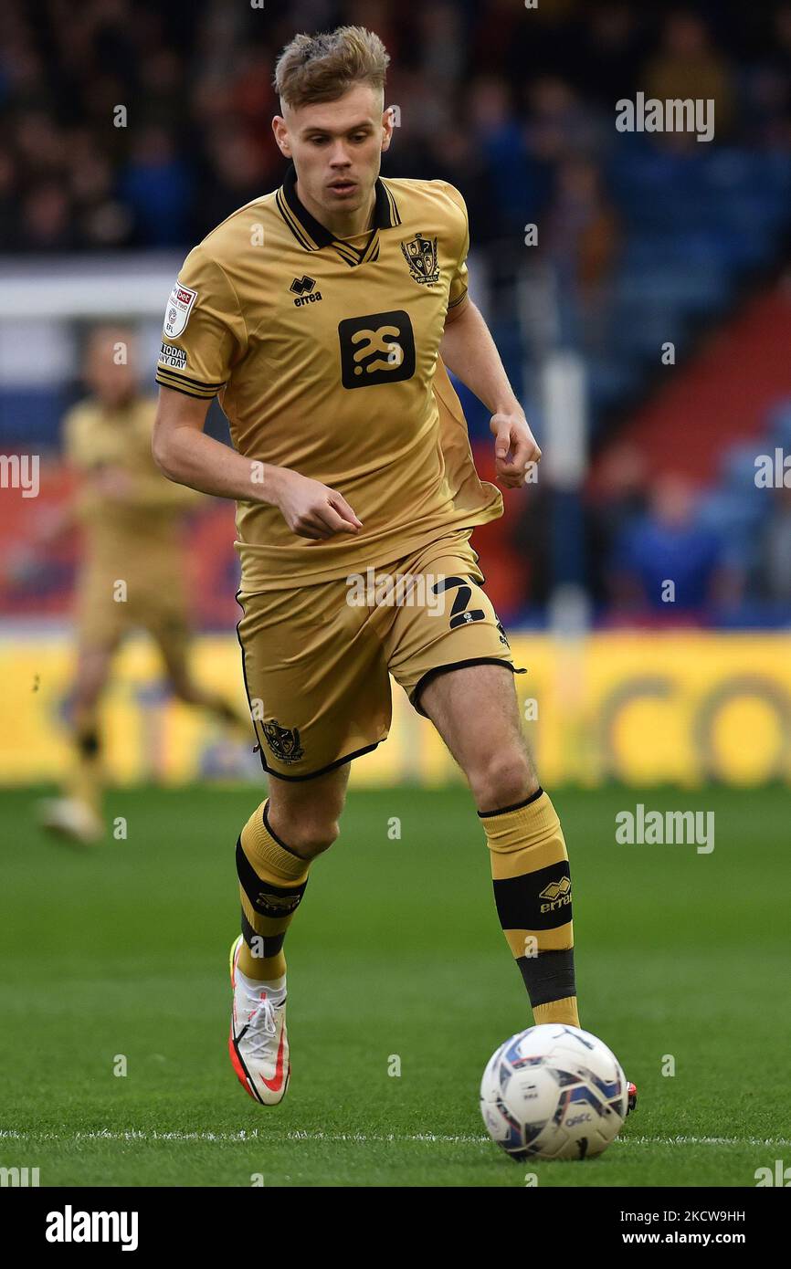 Lewis Cass of Port Vale during the Sky Bet League 2 match between Oldham Athletic and Port Vale at Boundary Park, Oldham on Saturday 20th November 2021. (Photo by Eddie Garvey/MI News/NurPhoto) Stock Photo
