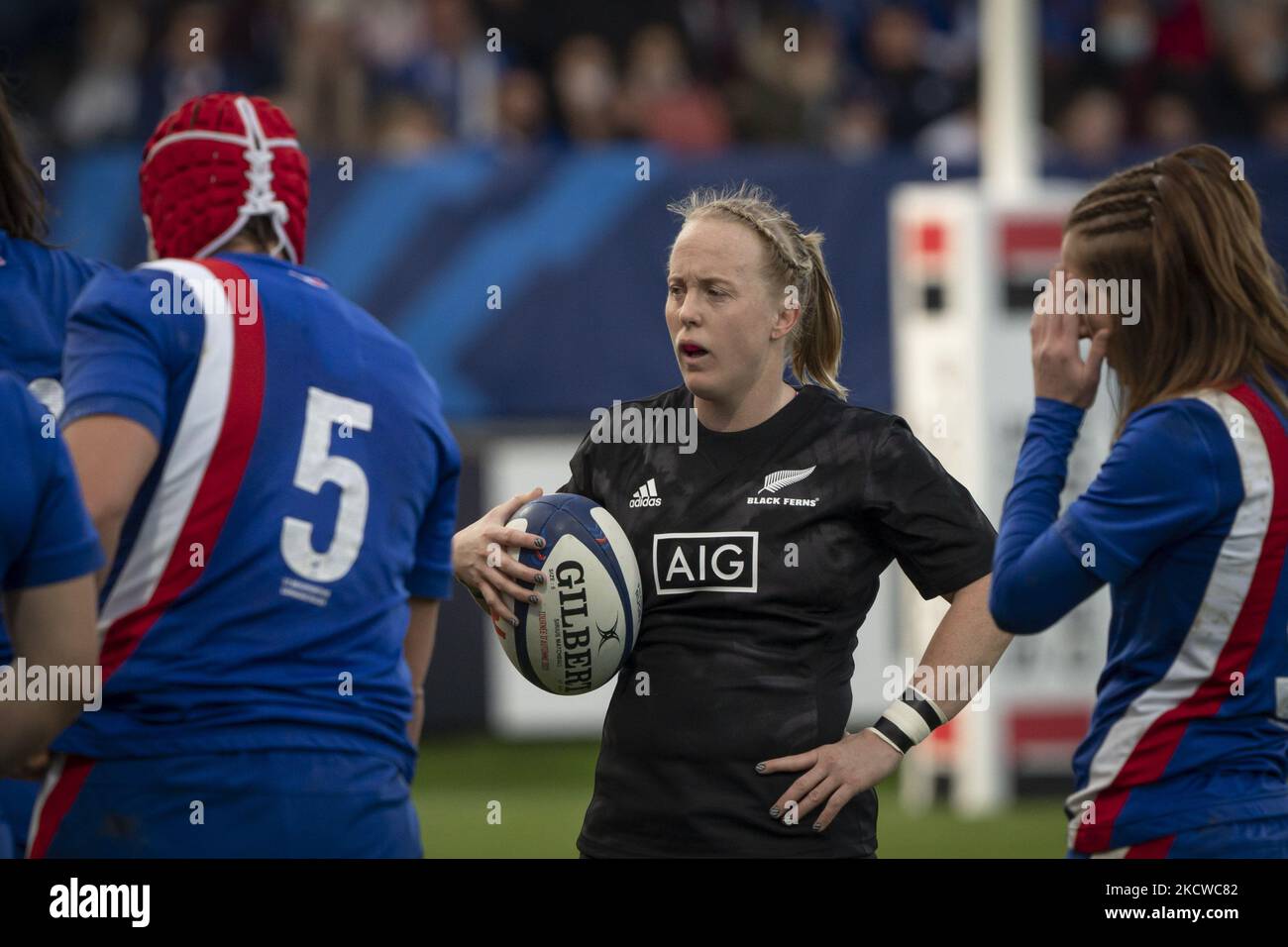 Kendra COCKSEDGE of the Black Ferns during the international women's