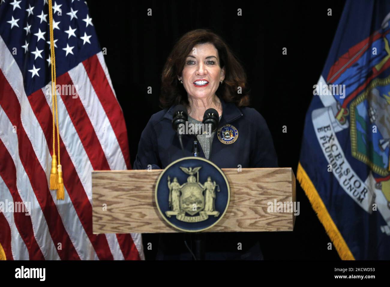 Governor Hochul Makes Announcemnts During A Press Conference After ...